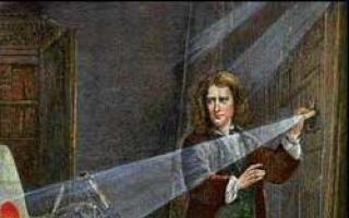 Šta je Njutn smislio?  Njutnova istorija.  Legende i mitovi o Newtonu